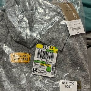 Grey 5XL polo shirt. New in package with tags. Never opened.